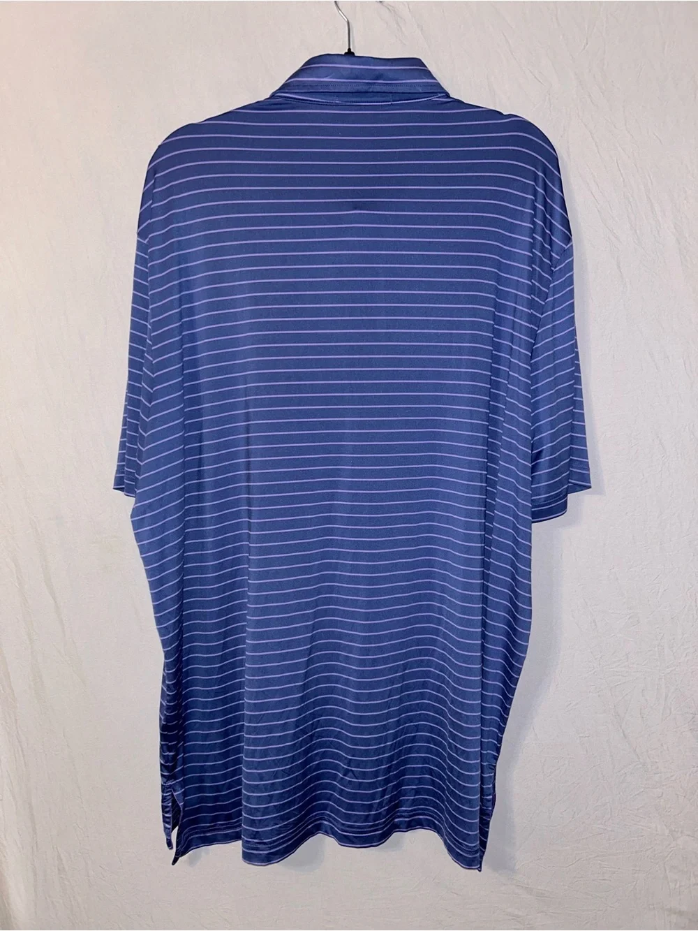 RLX Ralph Lauren Polo Purple Stripe Shirt Moisture Wicking Golf Buffalo Ridge 2X